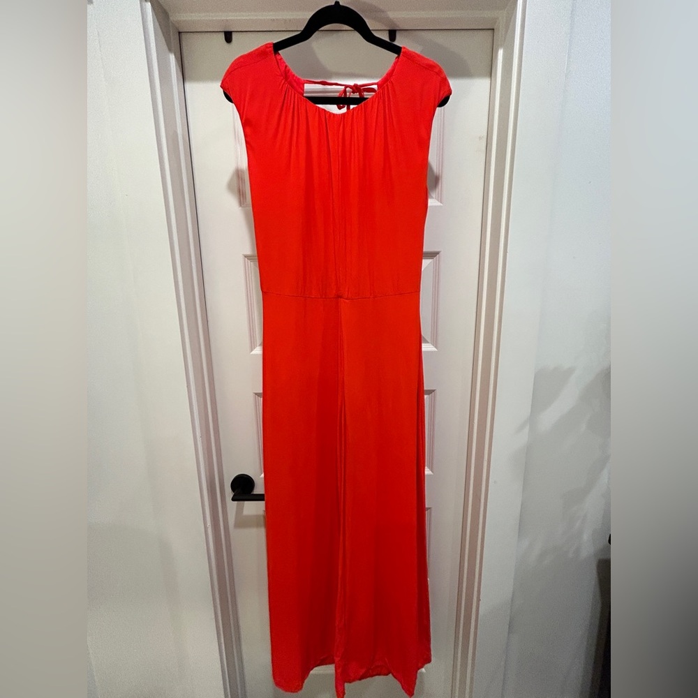 ZARA flowy jump suit with open back